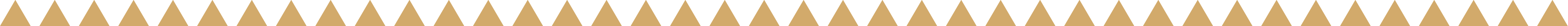 small gold triangles page divider
